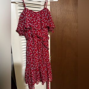 Red Flower Dress
